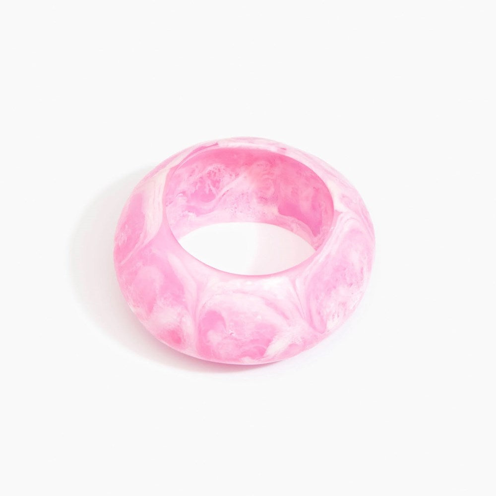 Boulder Bangle - Shell Pink - Dinosaur Designs