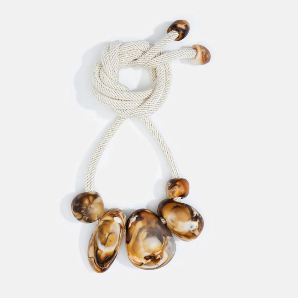 Boulder Rock Necklace - Light Horn - Dinosaur Designs