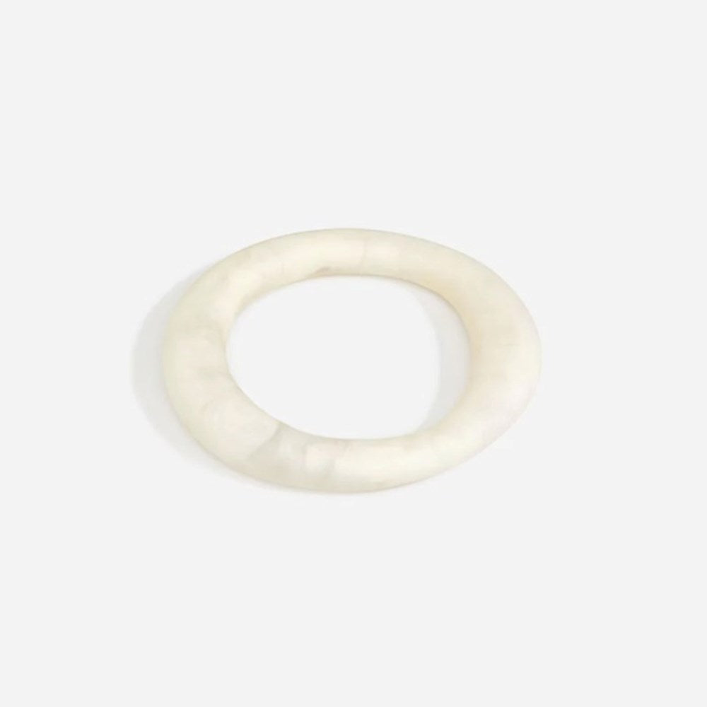 Drift Wishbone Bangle - Chalk - Dinosaur Designs