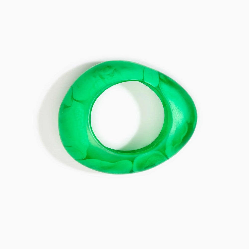 Large Rock Bangle - Leaf - Dinosaur Designs