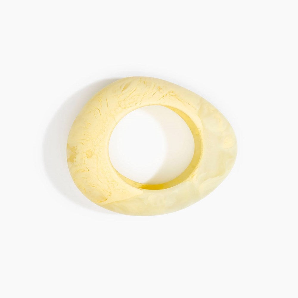Large Rock Bangle - Lemon - Dinosaur Designs