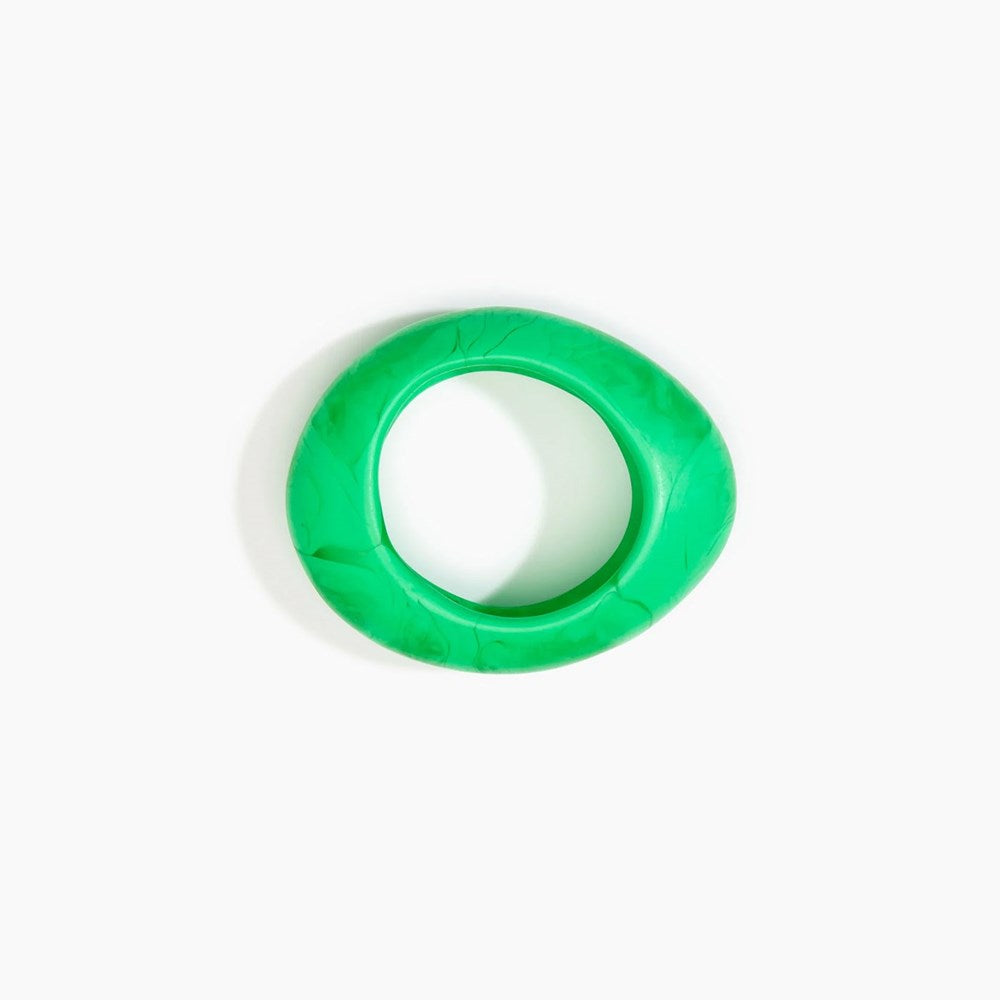Medium Rock Bangle - Leaf - Dinosaur Designs