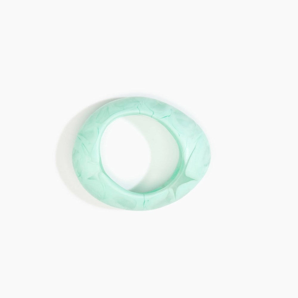 Medium Rock Bangle - Mint - Dinosaur Designs