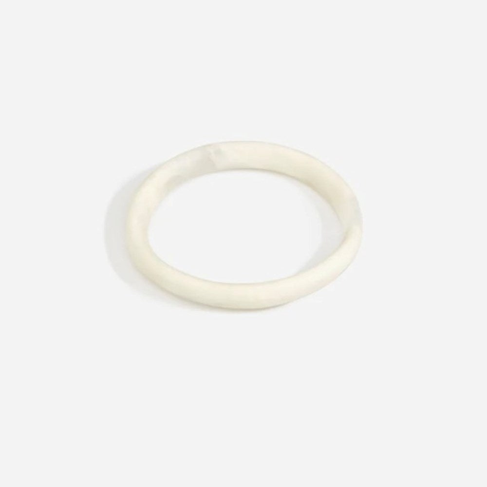 Wishbone Bangle - Chalk - Dinosaur Designs