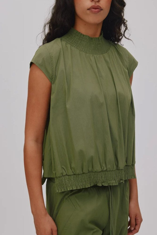 Dori Papery Shirring Top