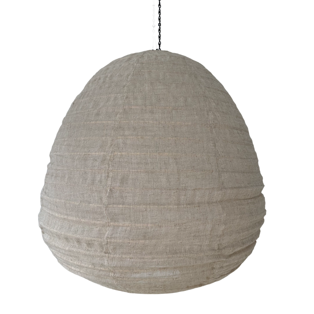 Eero Pear Cotton Pendant - Natural