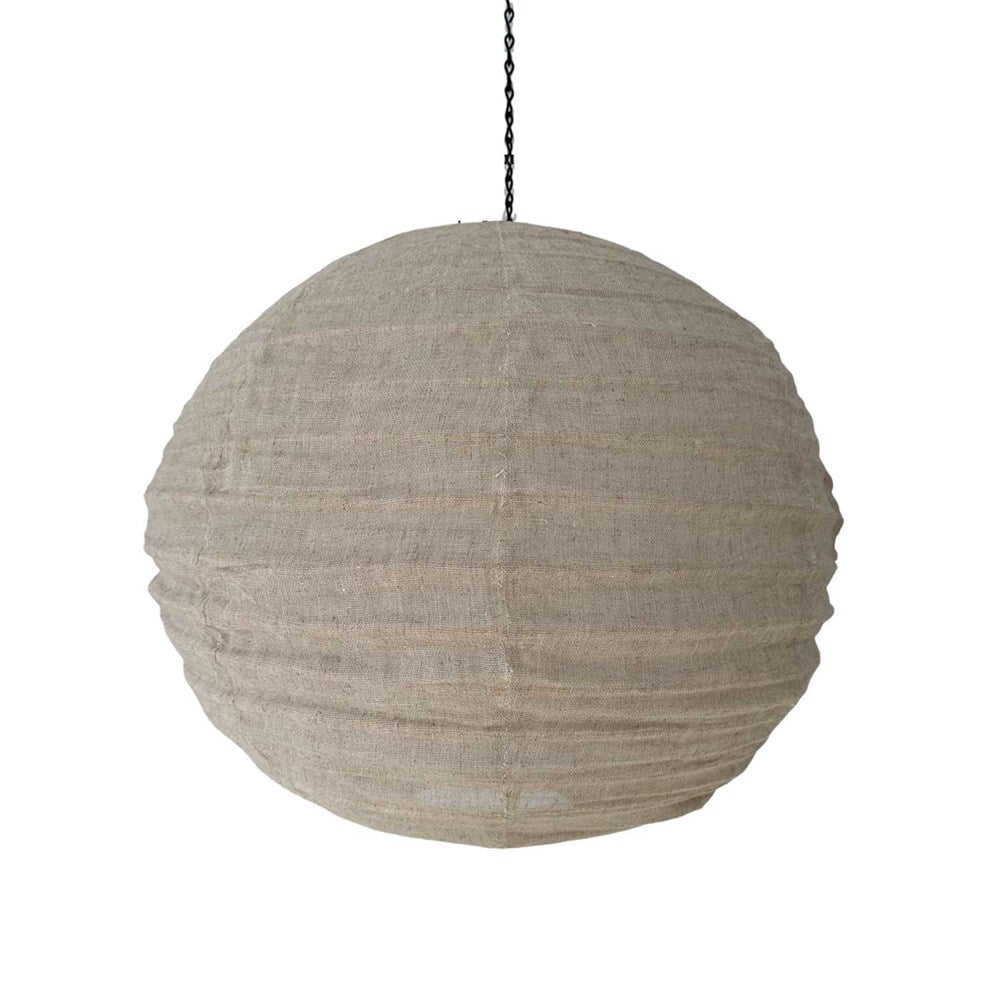 Eero Round Cotton Pendant - Natural