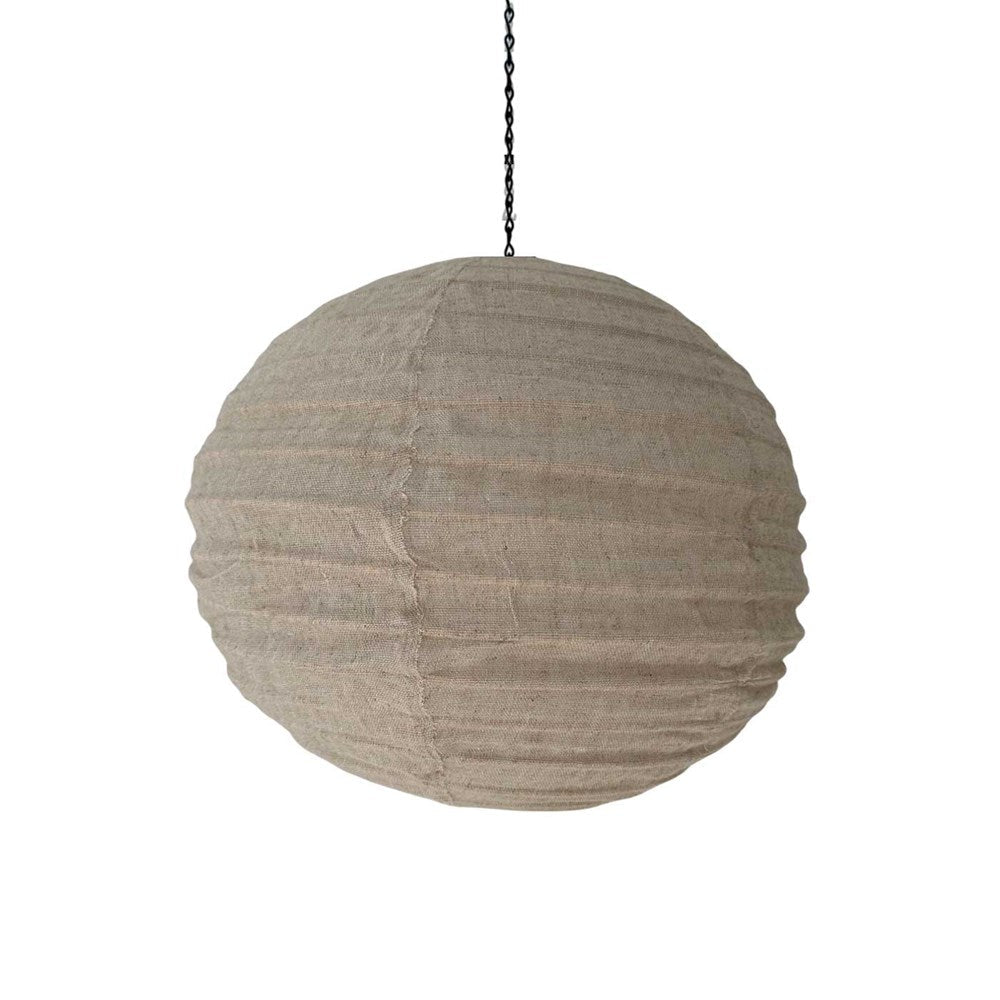 Eero Round Cotton Pendant - Natural