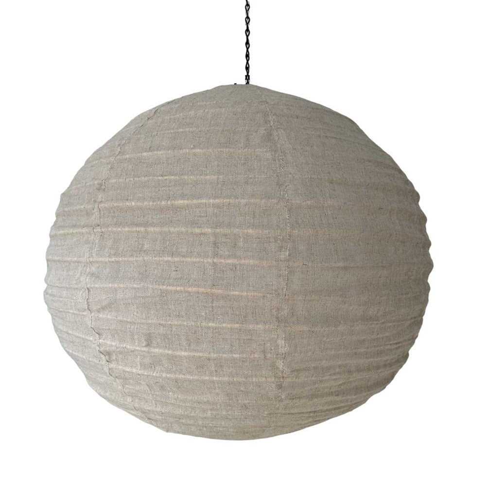 Eero Round Cotton Pendant - Natural