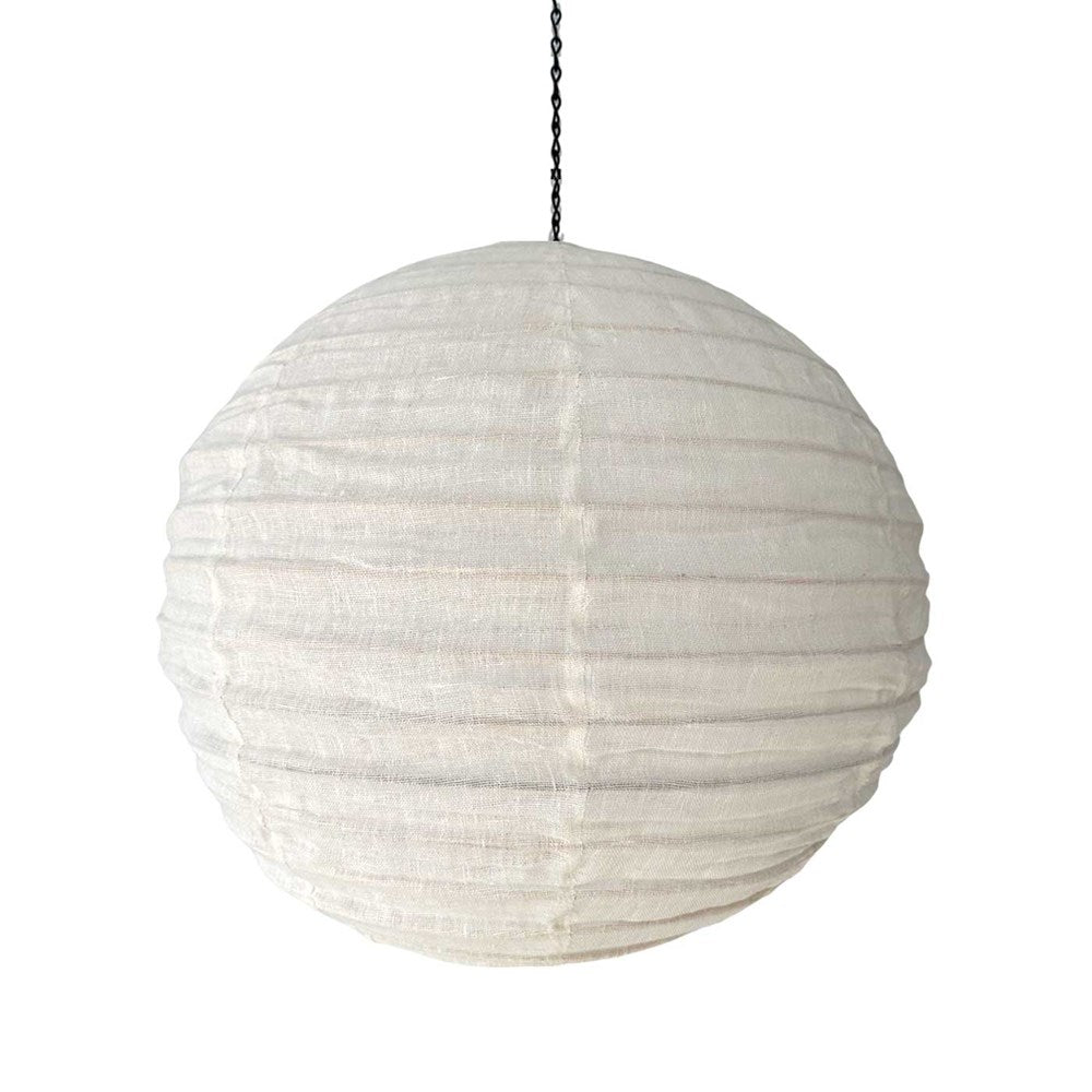 Eero Round Cotton Pendant - White