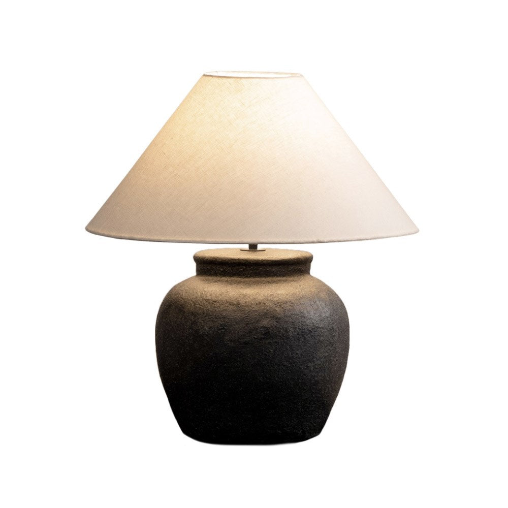 Esme Ceramic Table Lamp - Black