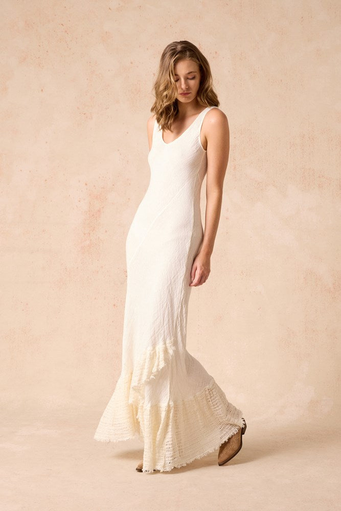 Estilo Emporio-Estilo Emporio Flunsa Dress - Brasile Panna-Dress-st-barts-brisbane-goldcoast-cabarita-southport