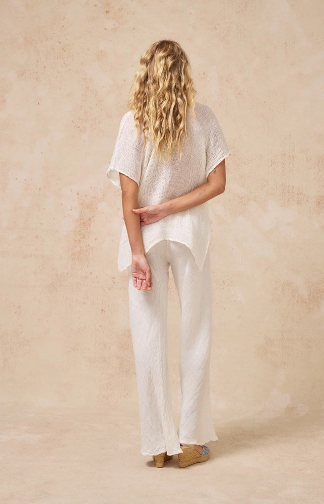 Estilo Emporio-Estilo Emporio Novo Flare Pant - Brasile Panna-Pants-st-barts-brisbane-goldcoast-cabarita-southport