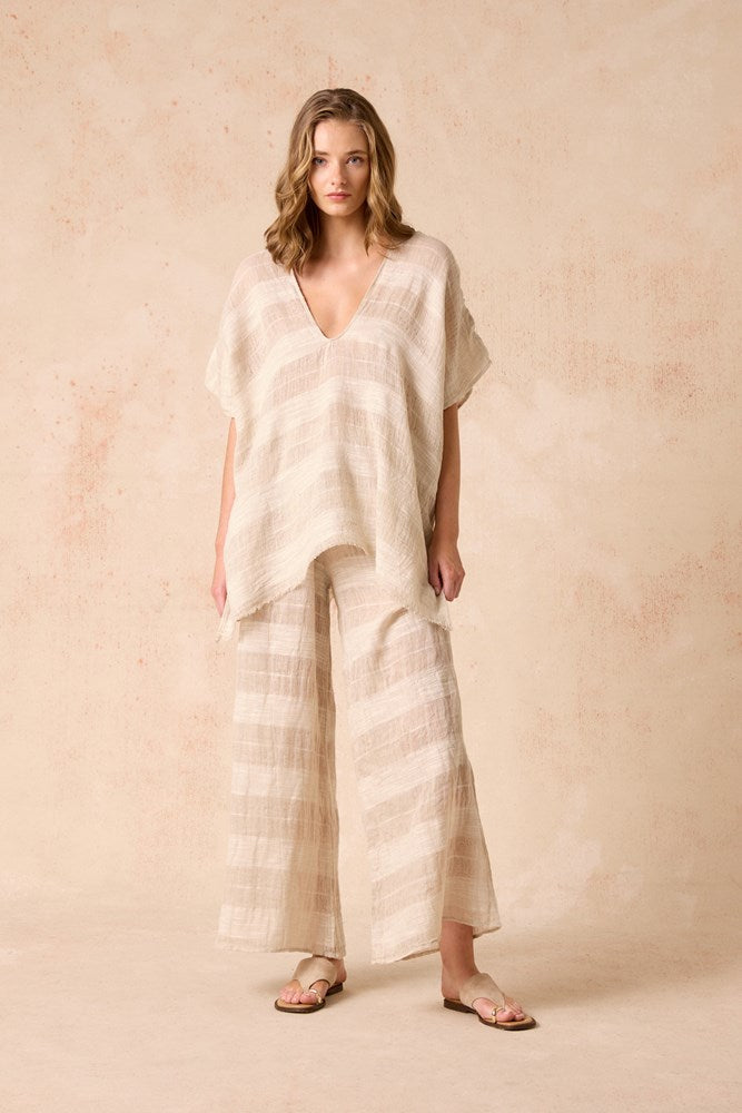 Estilo Emporio-Estilo Emporio Villa Pant - Tela Atena Panna-Pants-st-barts-brisbane-goldcoast-cabarita-southport