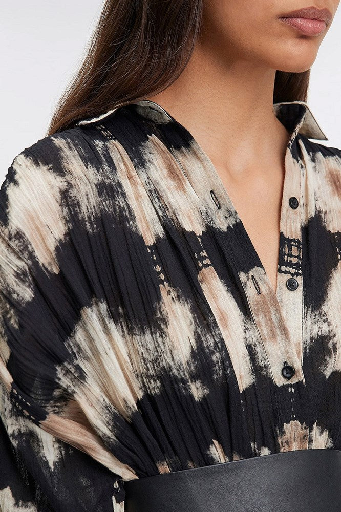 Fazil Dress - Futuristic Tie Dye