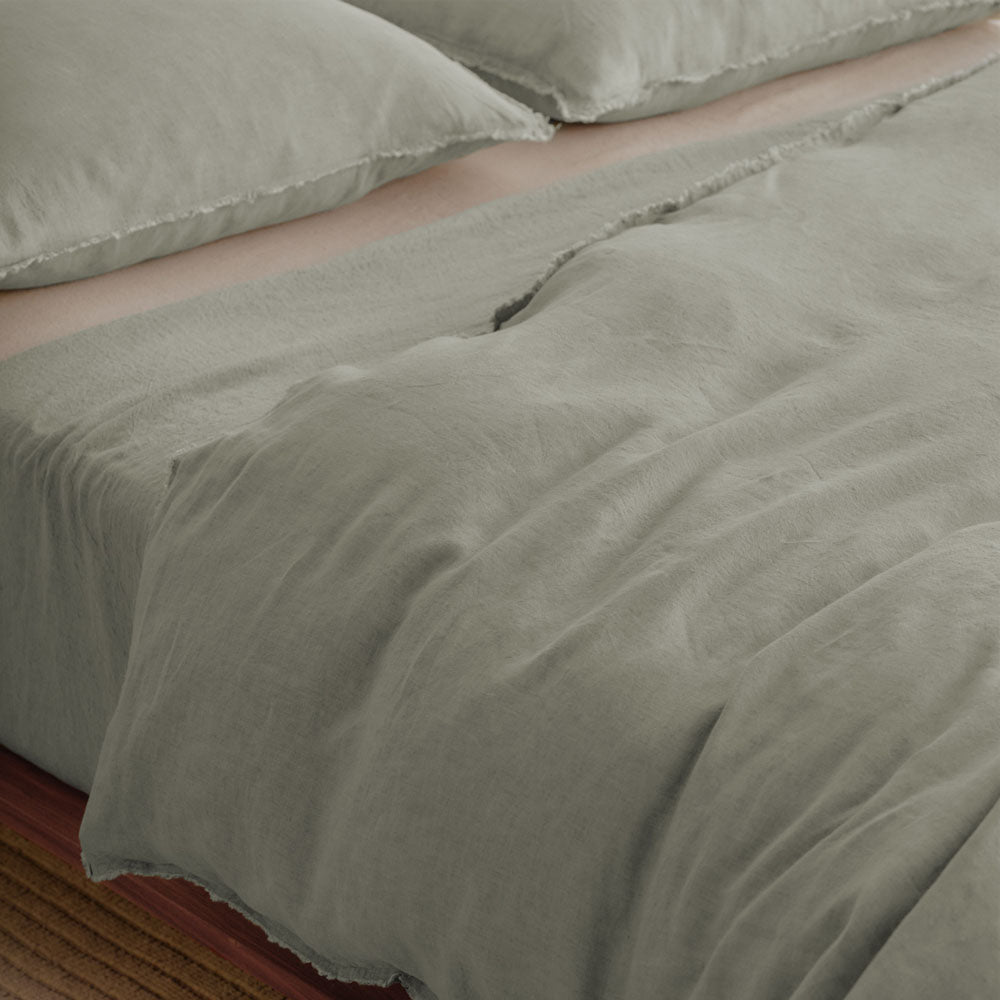 Flocca Duvet Cover - Argent