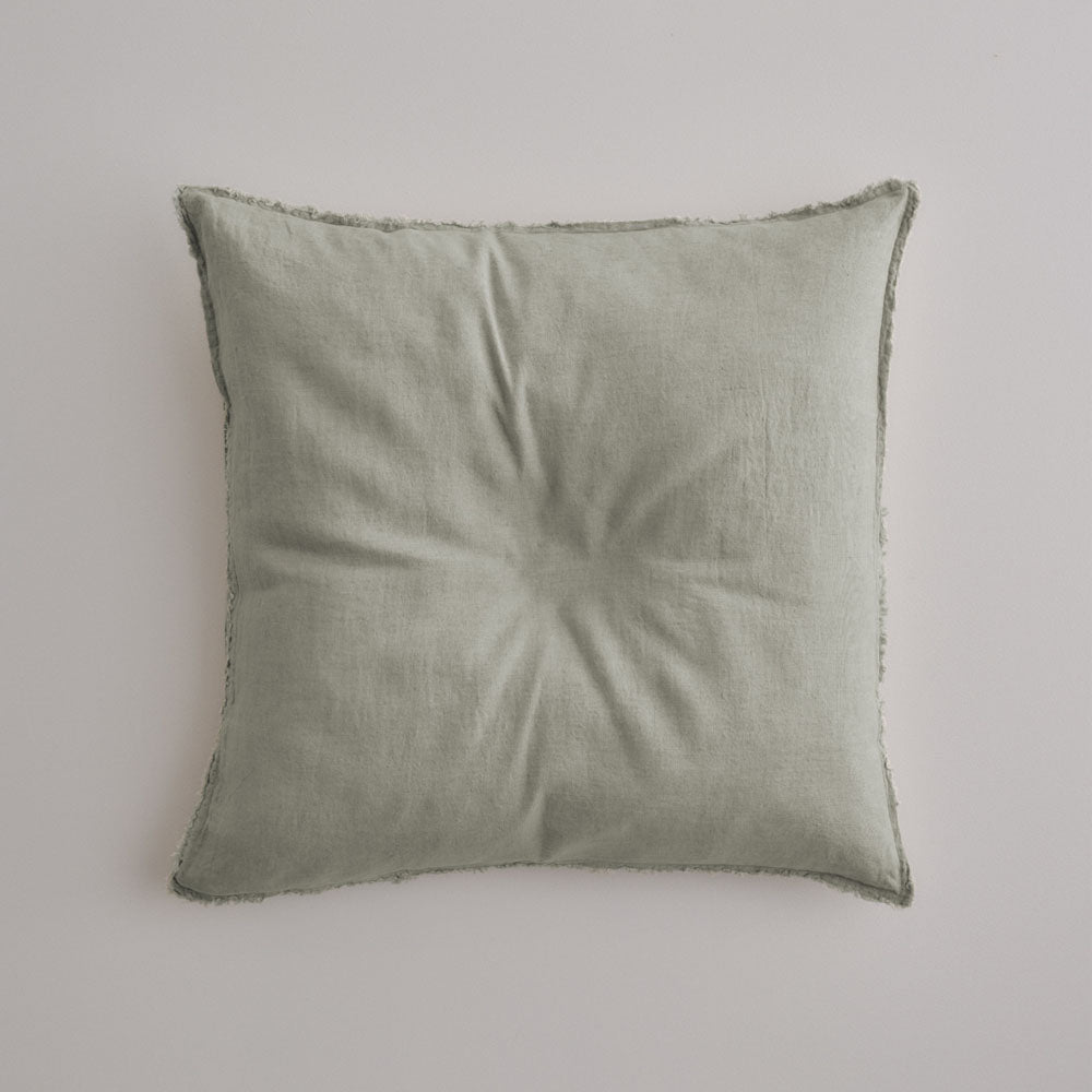 Flocca Euro Pillowcase - Argent
