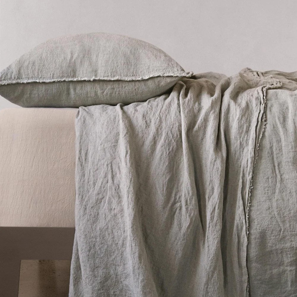 Flocca Flat Sheet - Argent
