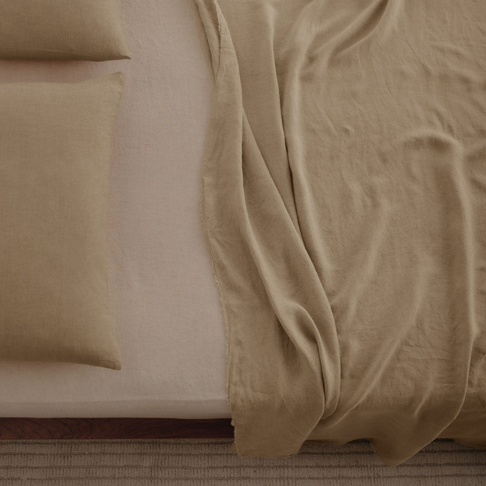 Flocca Flat Sheet - Carmel