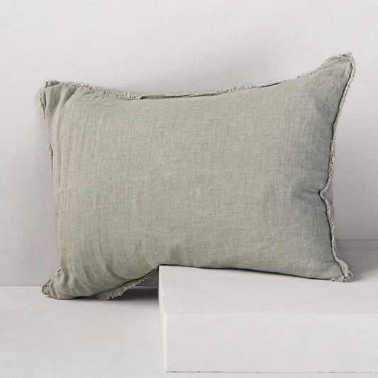 Flocca Linen Pillowcase - Argent