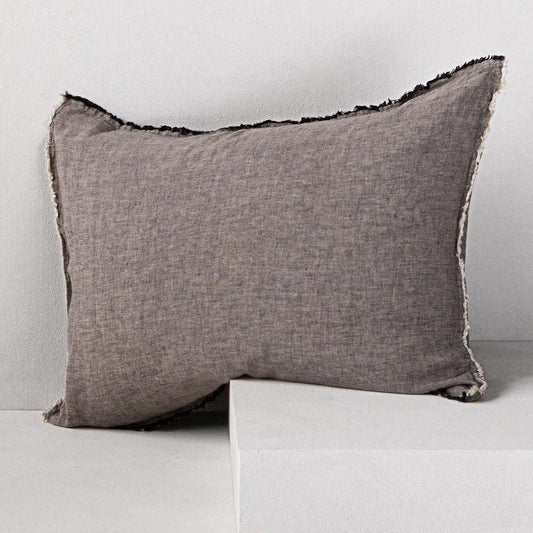 Flocca Linen Pillowcase - Nox