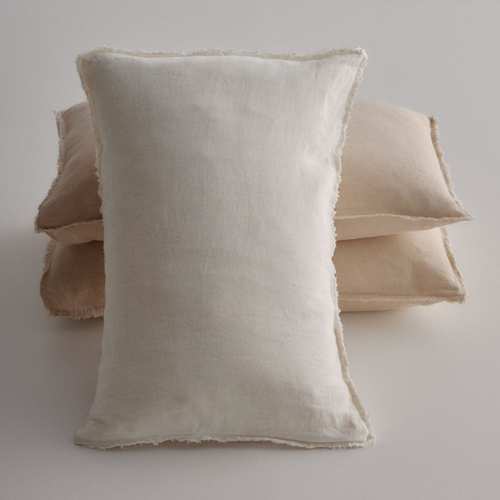 Flocca Linen Pillowcase - Petra
