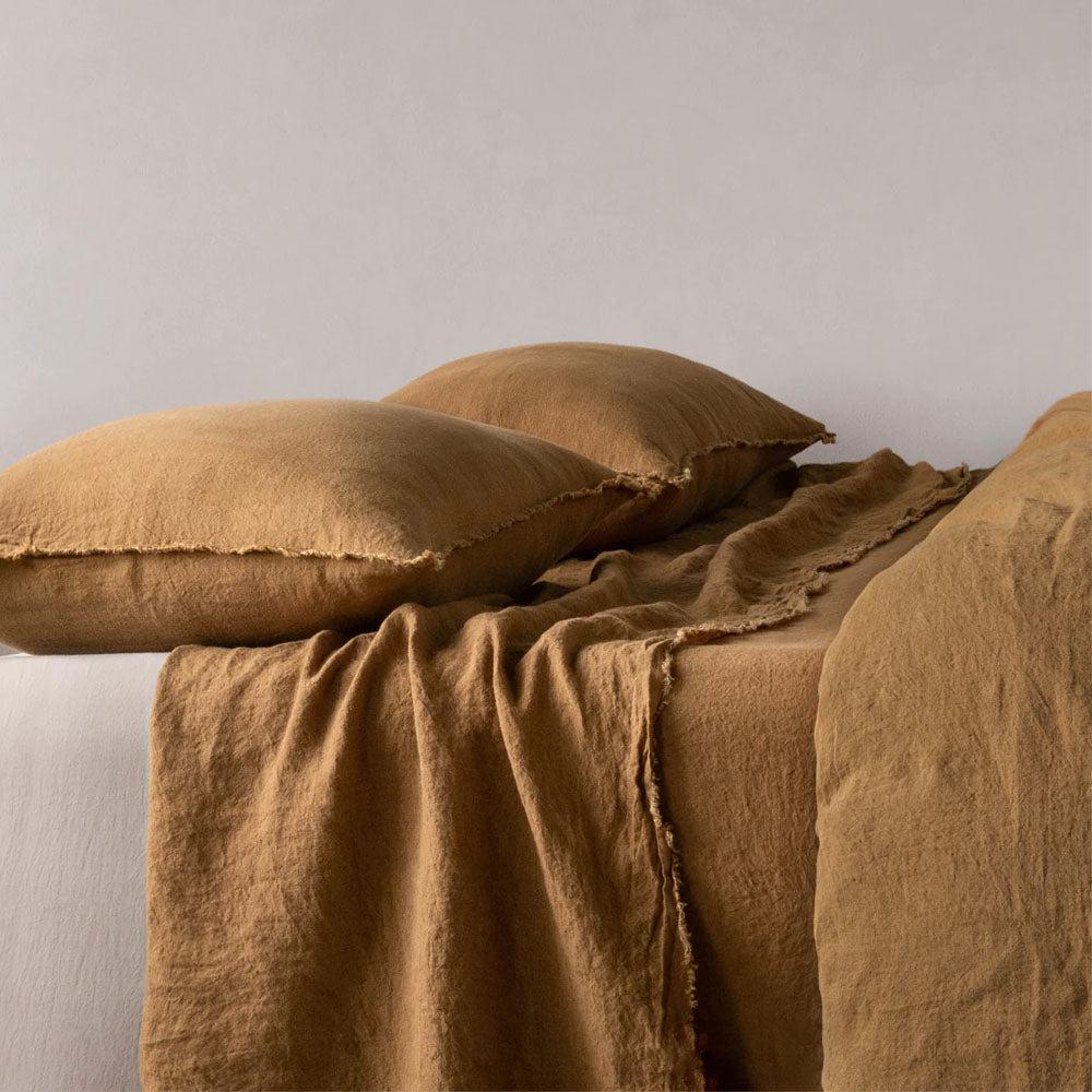 Flocca Linen Pillowcase - Russo