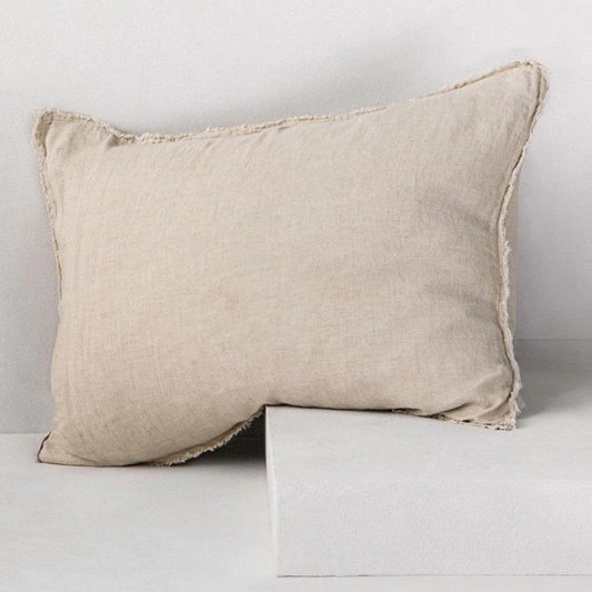 Flocca Linen Pillowcase - Sable