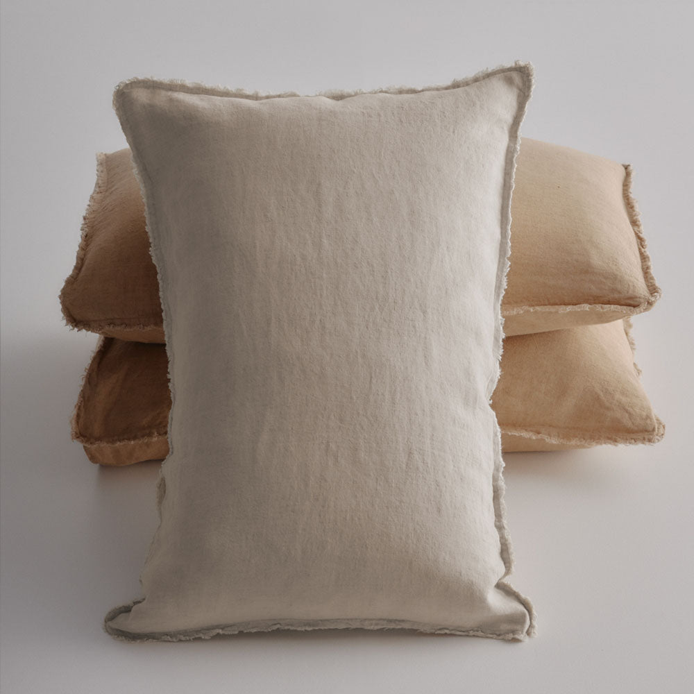 Flocca Linen Pillowcase - Sable