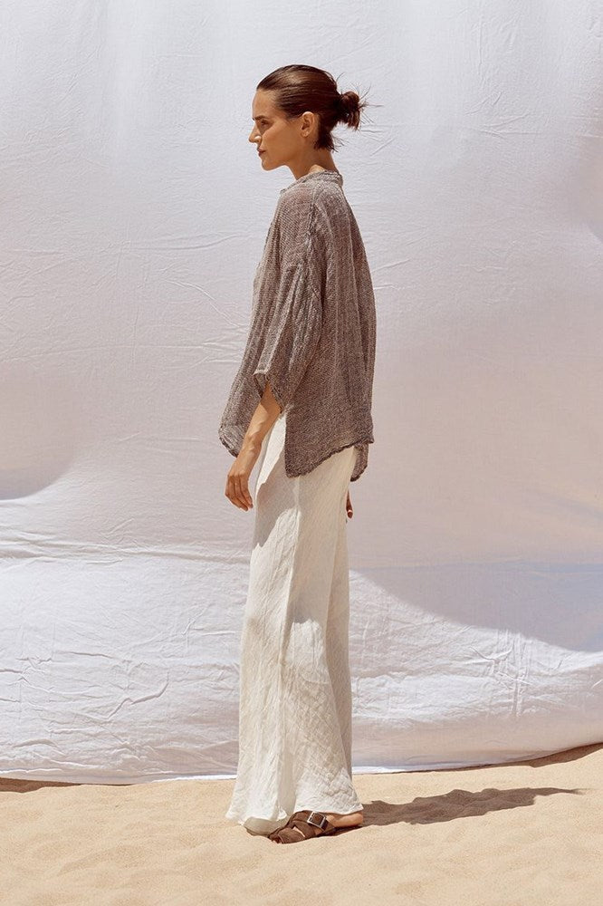 Estilo Emporio-Fortuna Top - Rete Chocolate-Tops-st-barts-brisbane-goldcoast-cabarita-southport