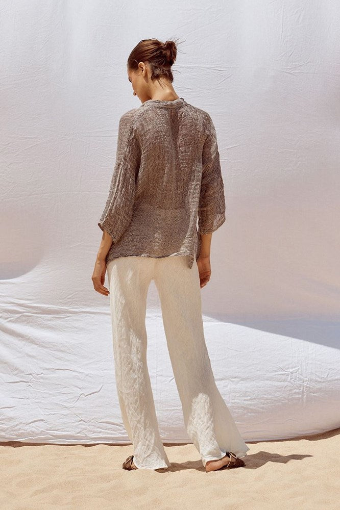 Estilo Emporio-Fortuna Top - Rete Chocolate-Tops-st-barts-brisbane-goldcoast-cabarita-southport