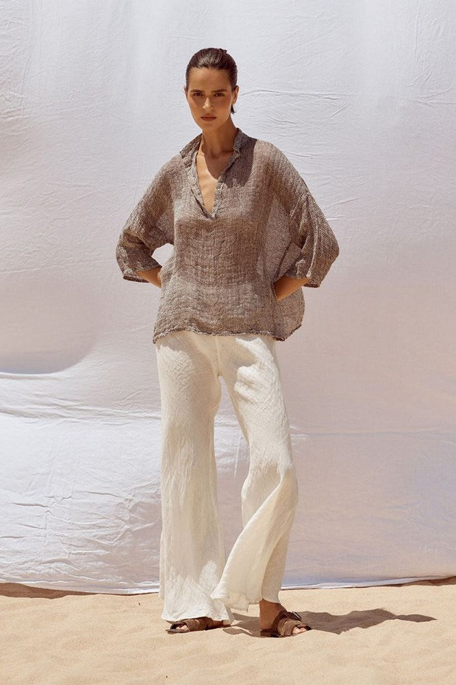 Estilo Emporio-Fortuna Top - Rete Chocolate-Tops-st-barts-brisbane-goldcoast-cabarita-southport