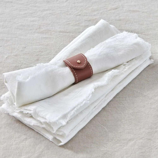 French Linen Napkin - White