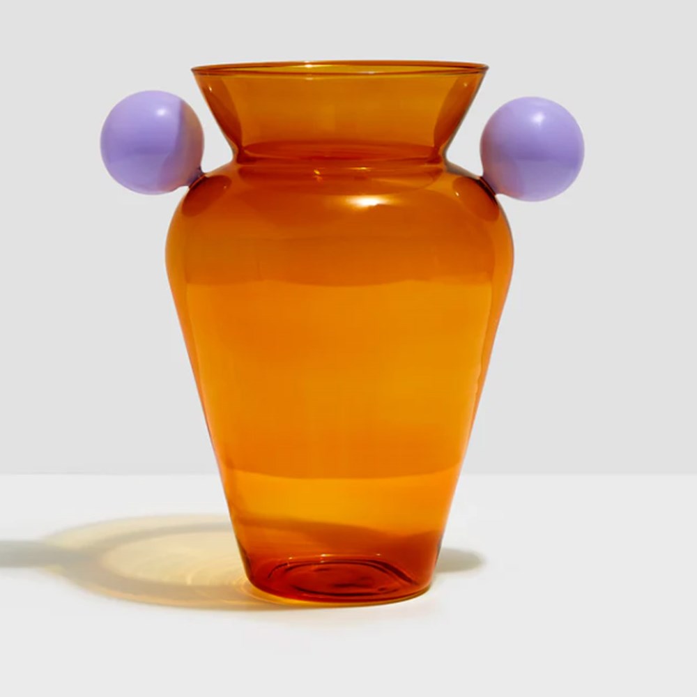 Geo Urn - Amber/Lilac