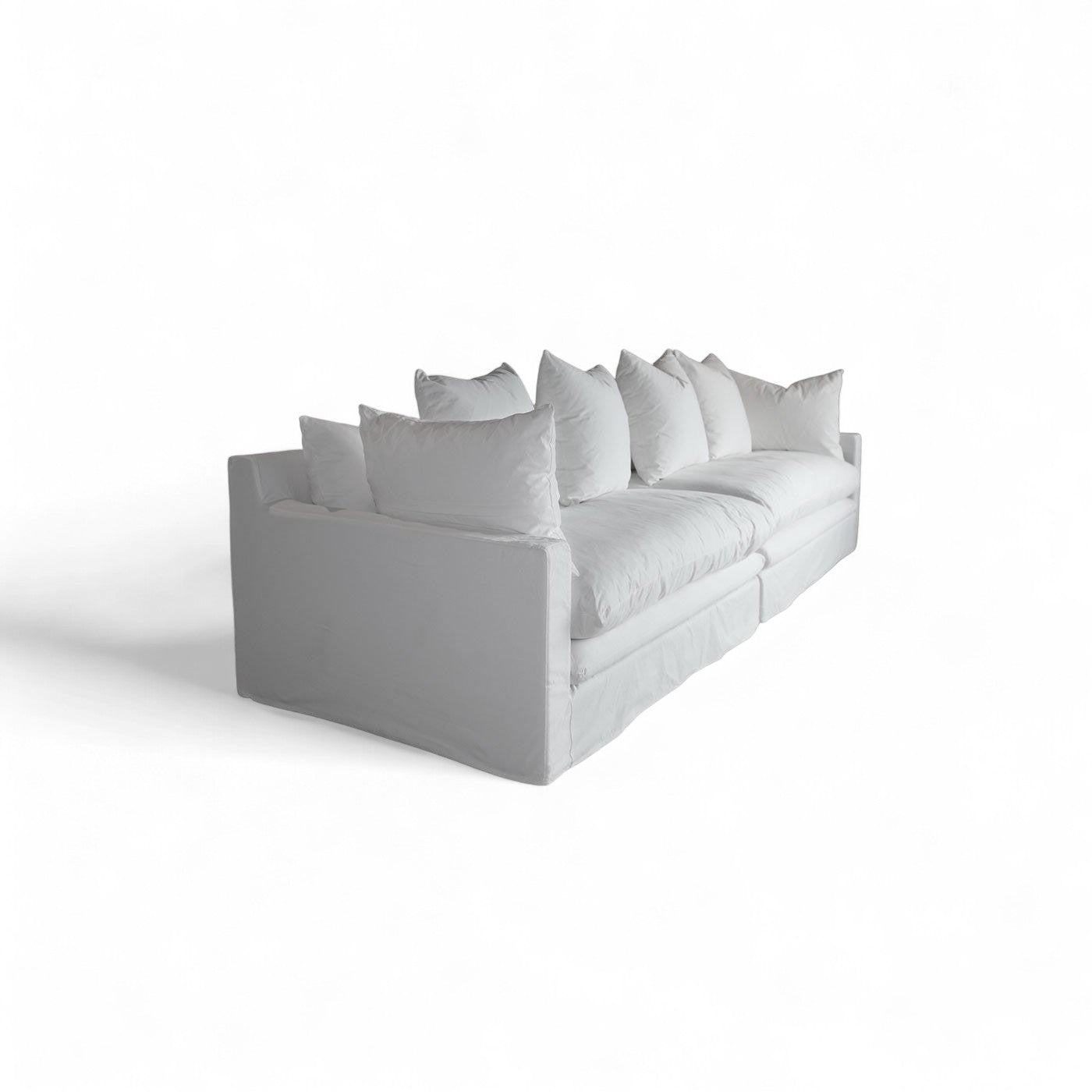 George Sofa - White Canvas