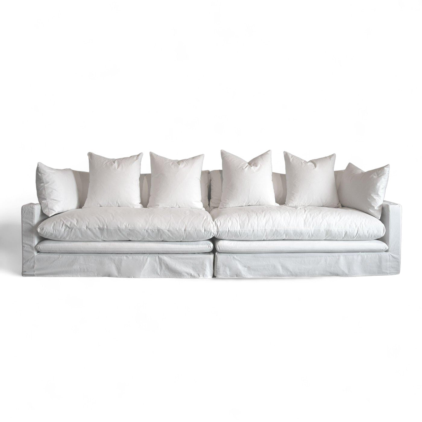 George Sofa - White Canvas