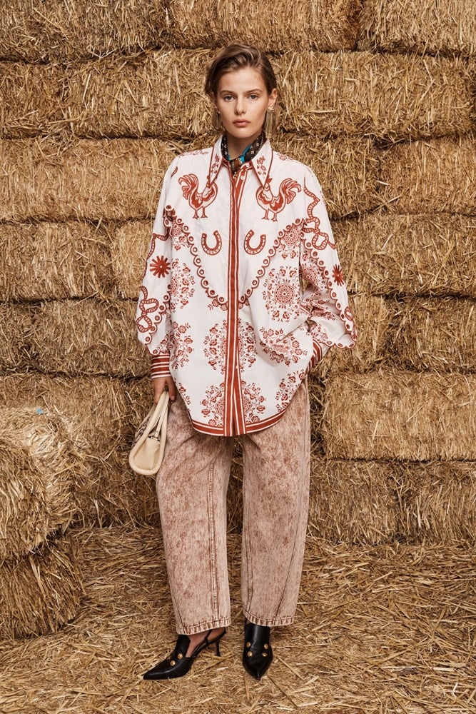 Giddy Embroidered Shirt