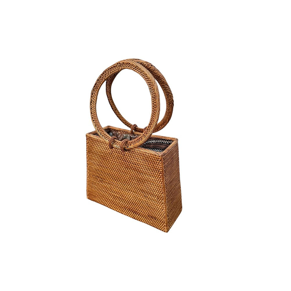 Gili Mini Rattan Basket Handbag