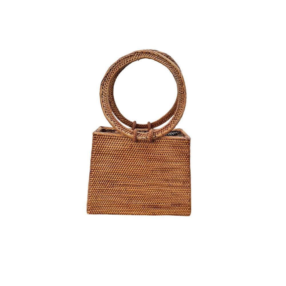 Gili Mini Rattan Basket Handbag