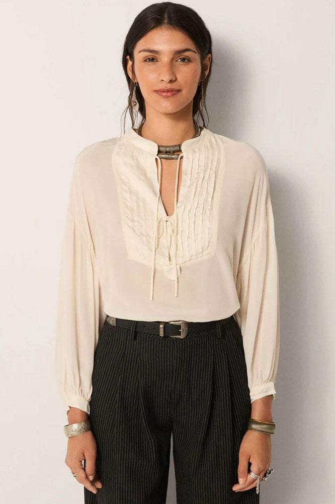 Giovanni Blouse - Tuxedo Pearl