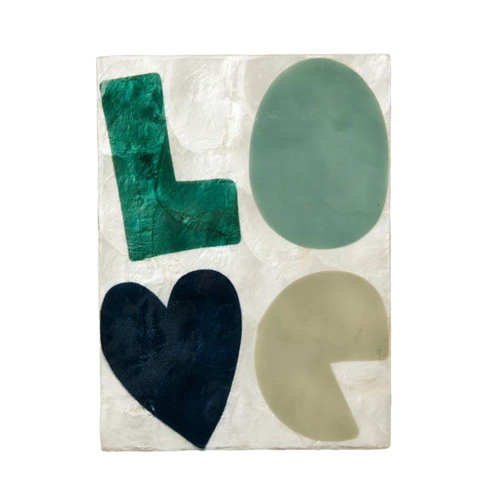 Golden Love Tile - Blue