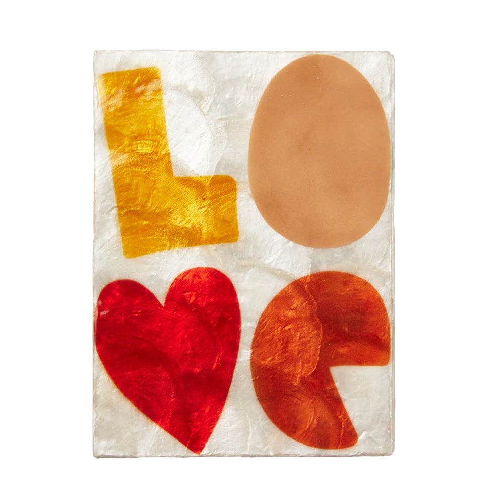 Golden Love Tile - Red