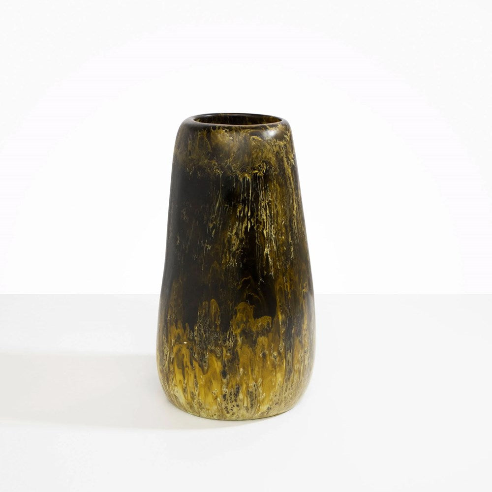 Grand Pebble Vase - Malachite