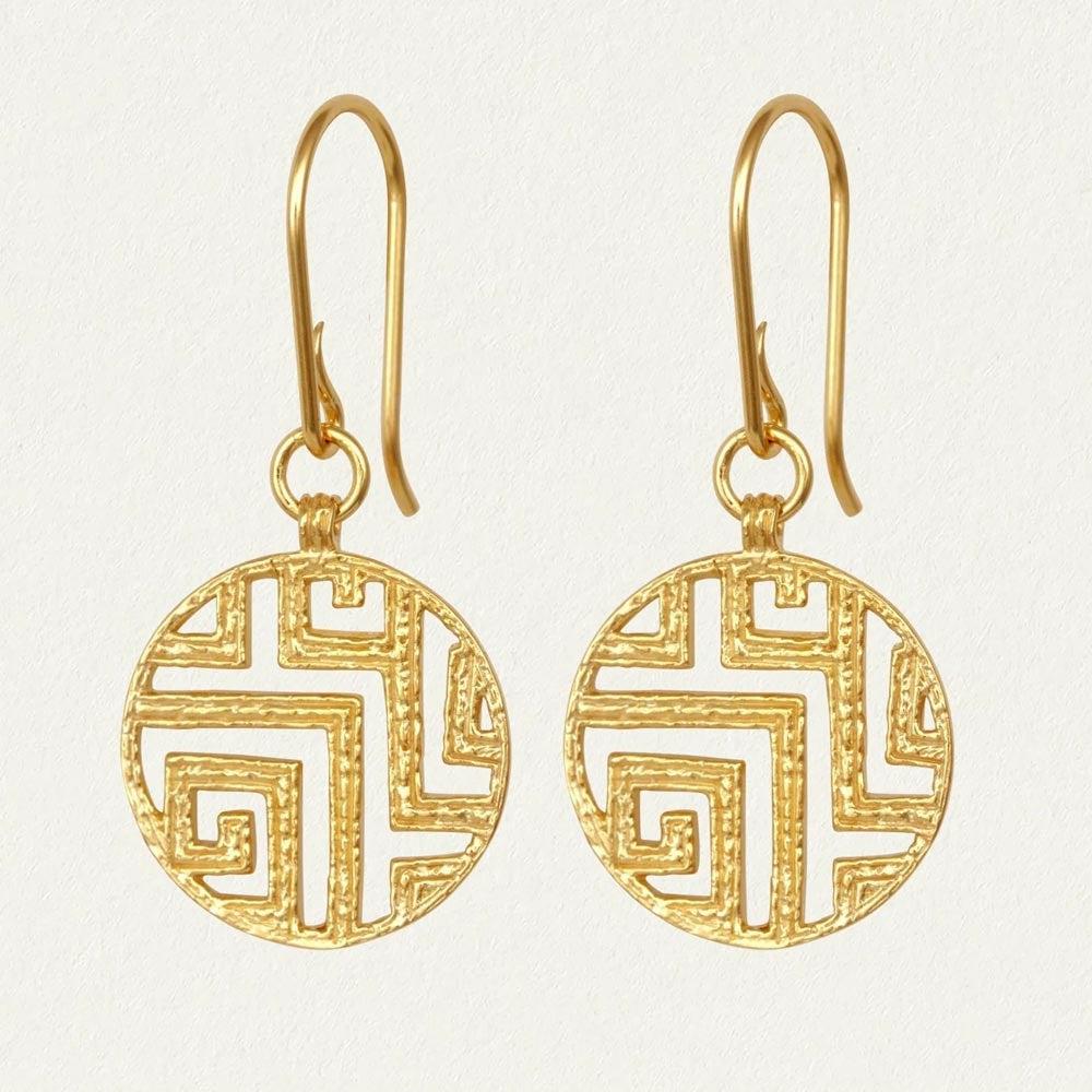 Greca Earrings-St Barts