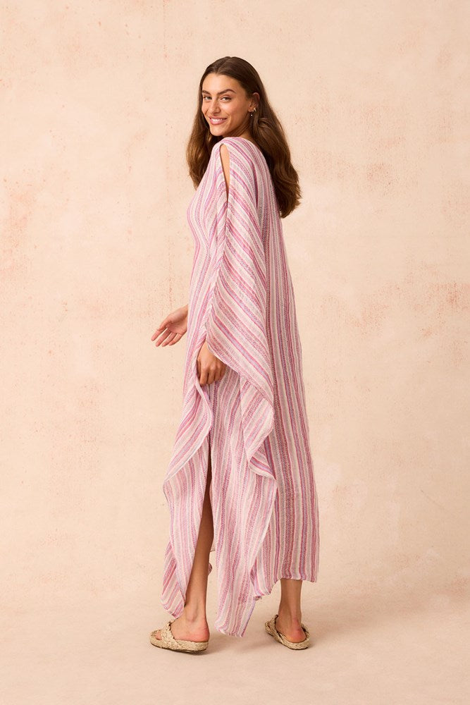 Grecian Maxi Dress - Pampa Stripe
