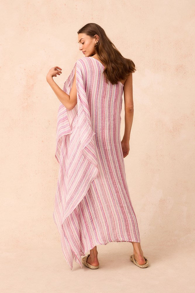 Grecian Maxi Dress - Pampa Stripe