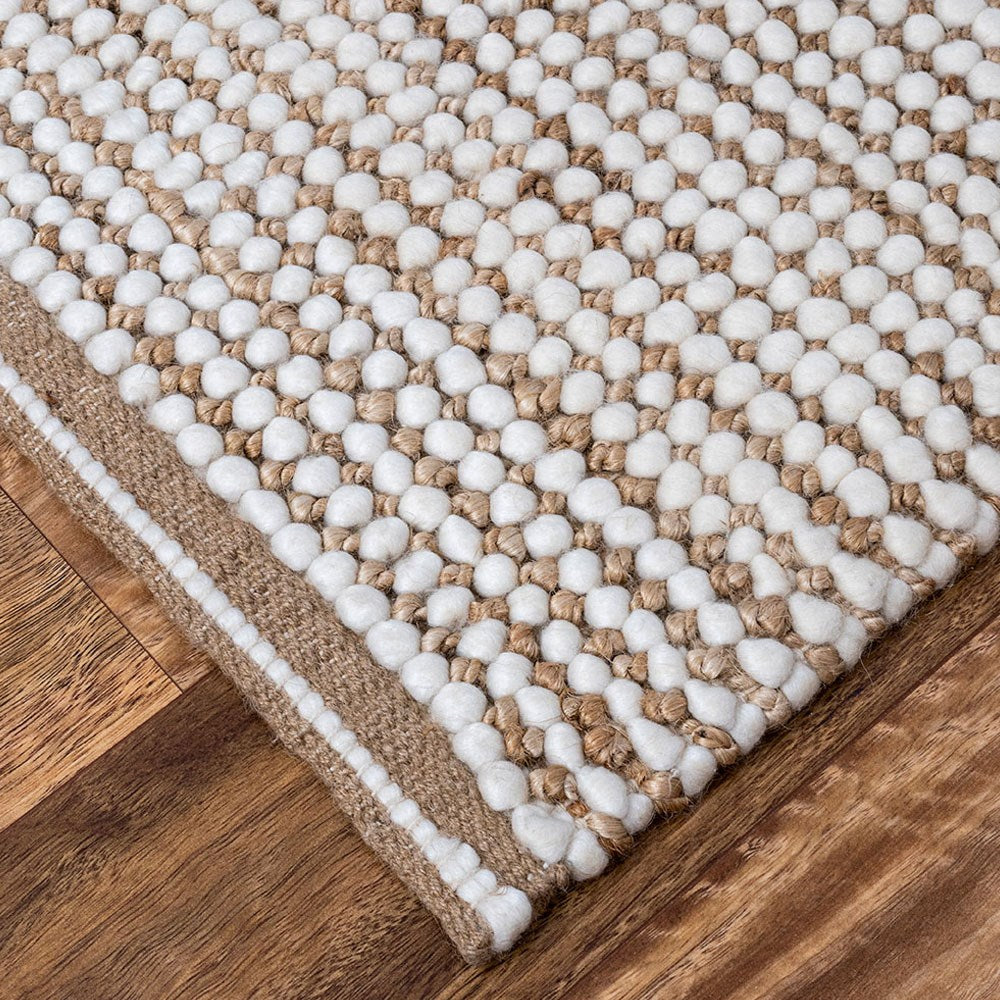 Harmony Rug - White/Natural