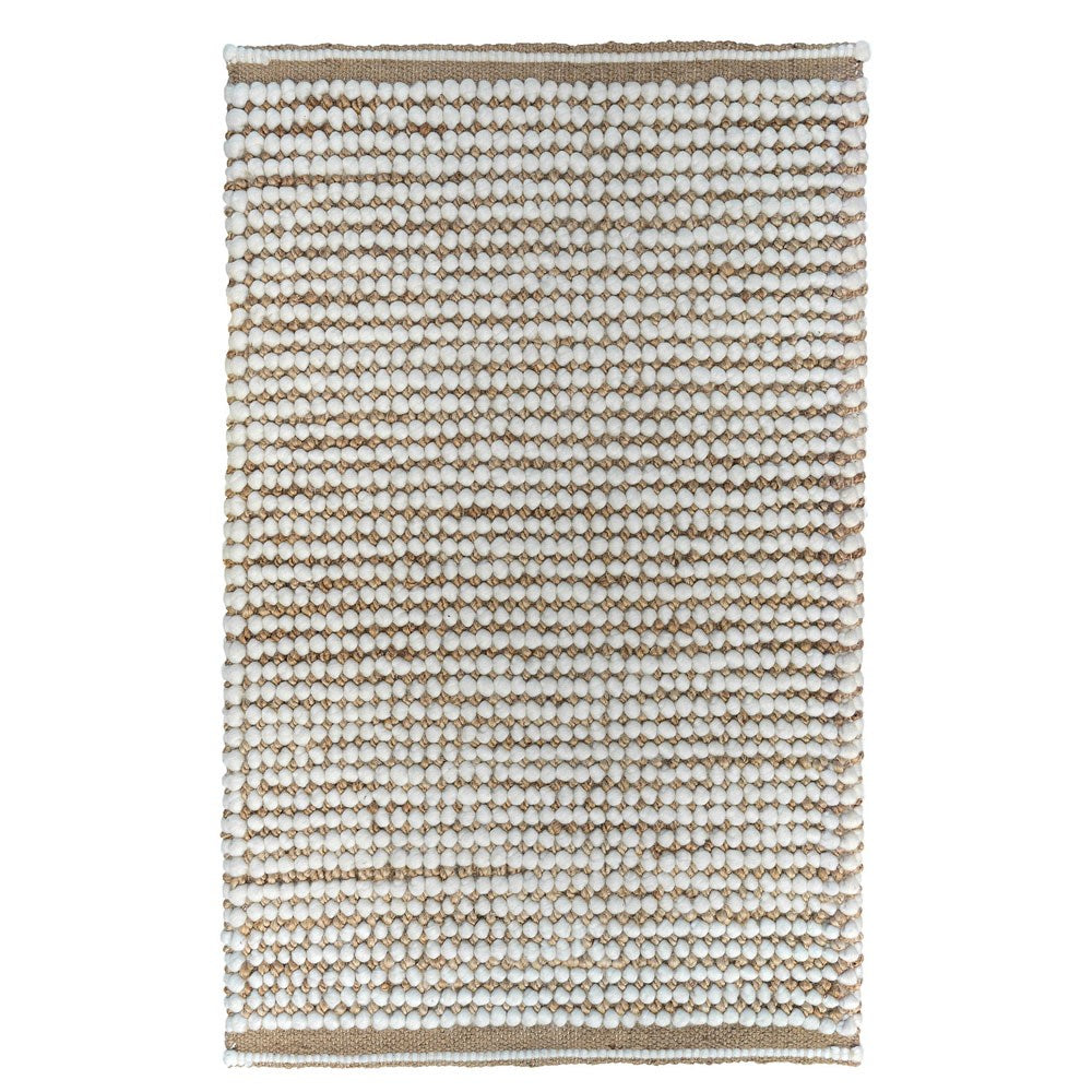 Harmony Rug - White/Natural