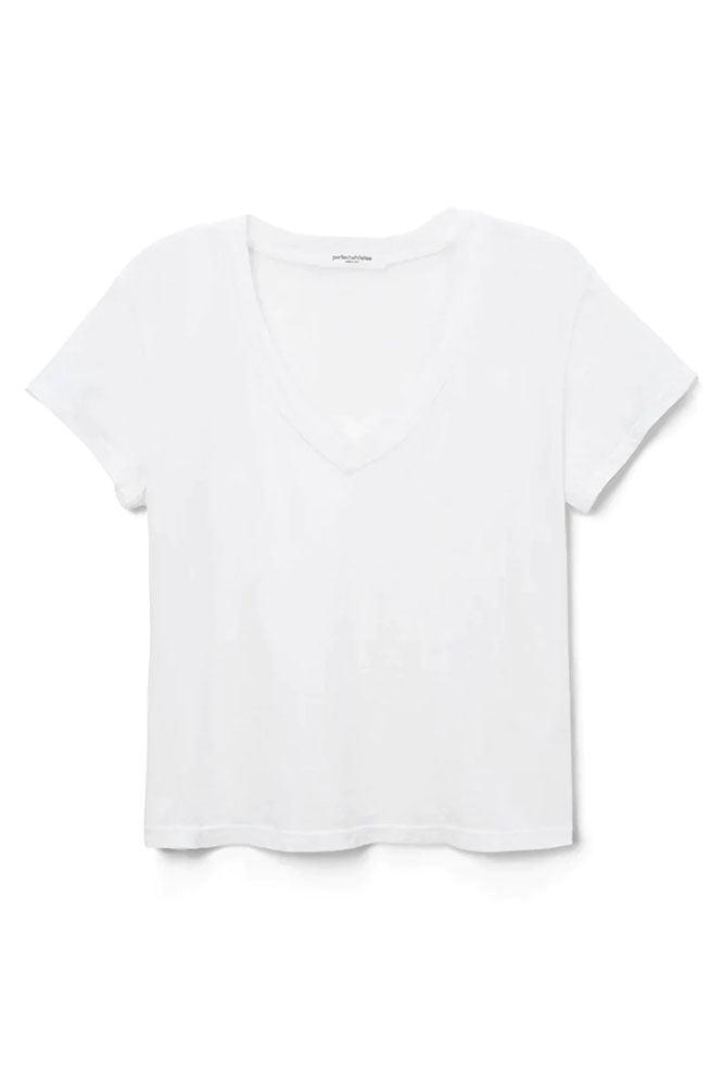 Hendrix Basic V Neck - White