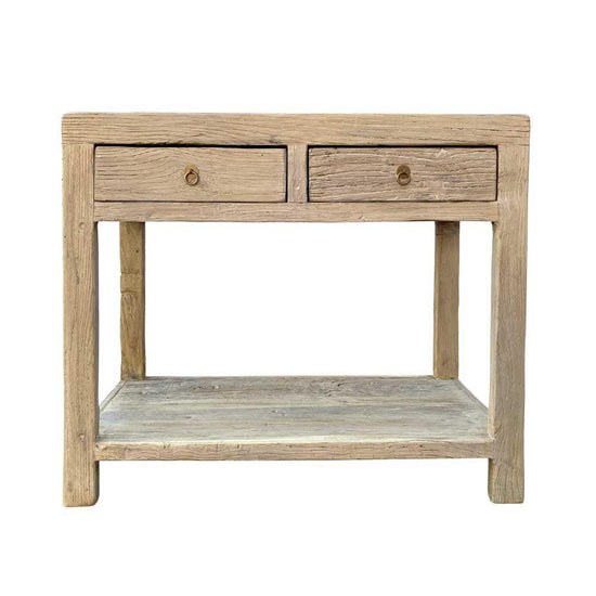 Hosanna Elm Console Table-St Barts